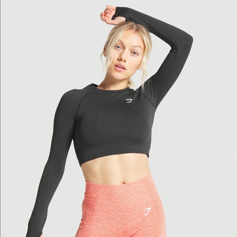Gymshark Vital Seamless Long Sleeve Crop Top
